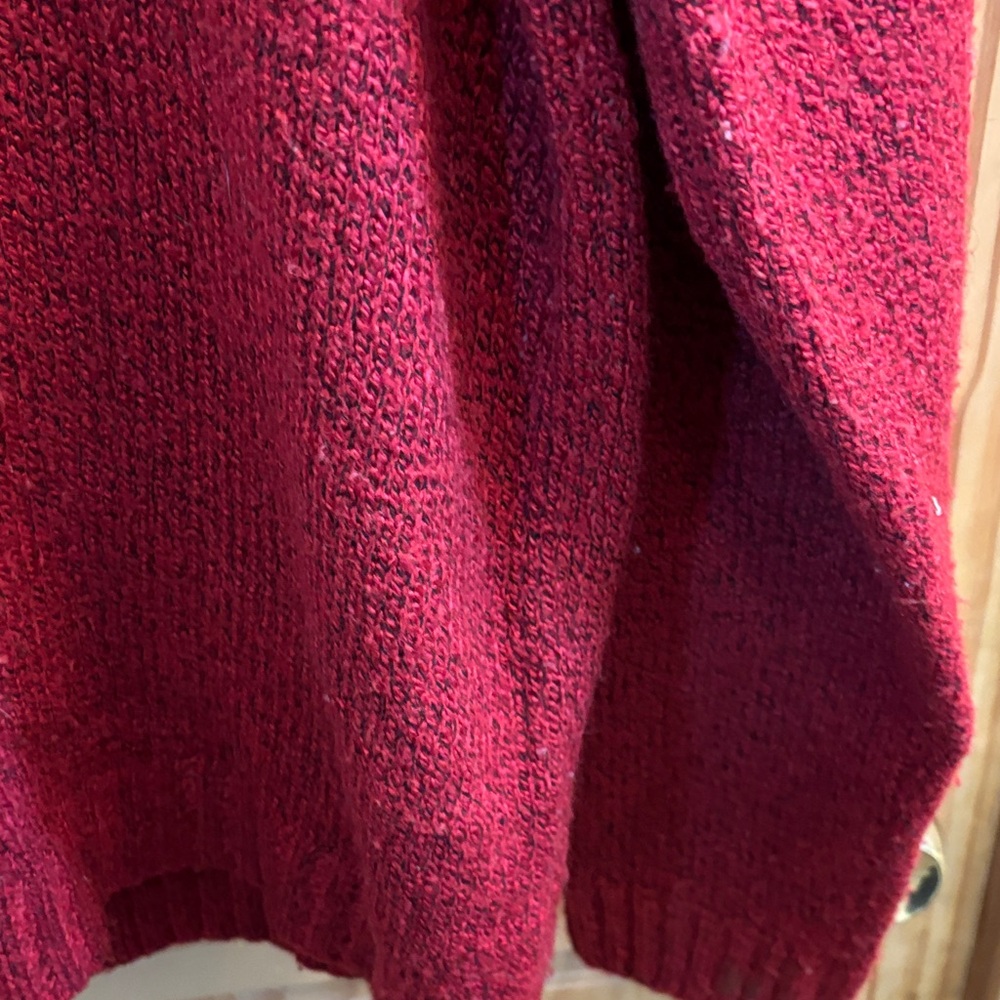 Carolyn Taylor Women's Red Cowl Neck Sweater - Picture 5 of 14